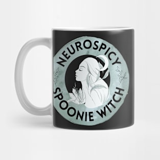 Neurospicy Spoonie Witch Teal Mug